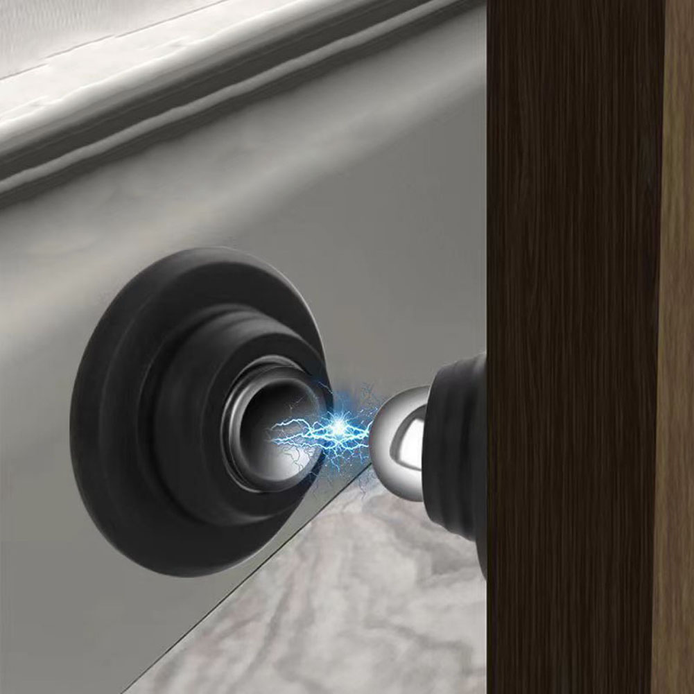 Door Stop Alarm - 1pc silicone porta parar rolha magnética