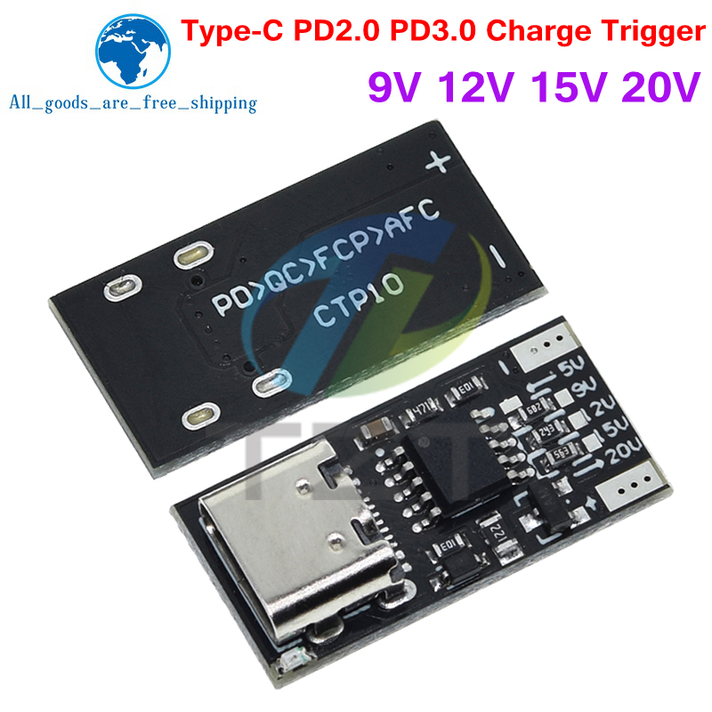 Co Detector Plug - Tzt tipo-c pd2.0 pd3.0 9v 12v