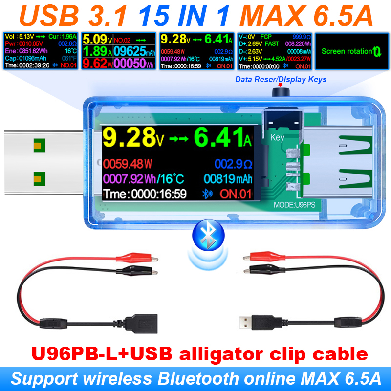 Co Detector Plug - 15 em 1 usb 3.1 testador