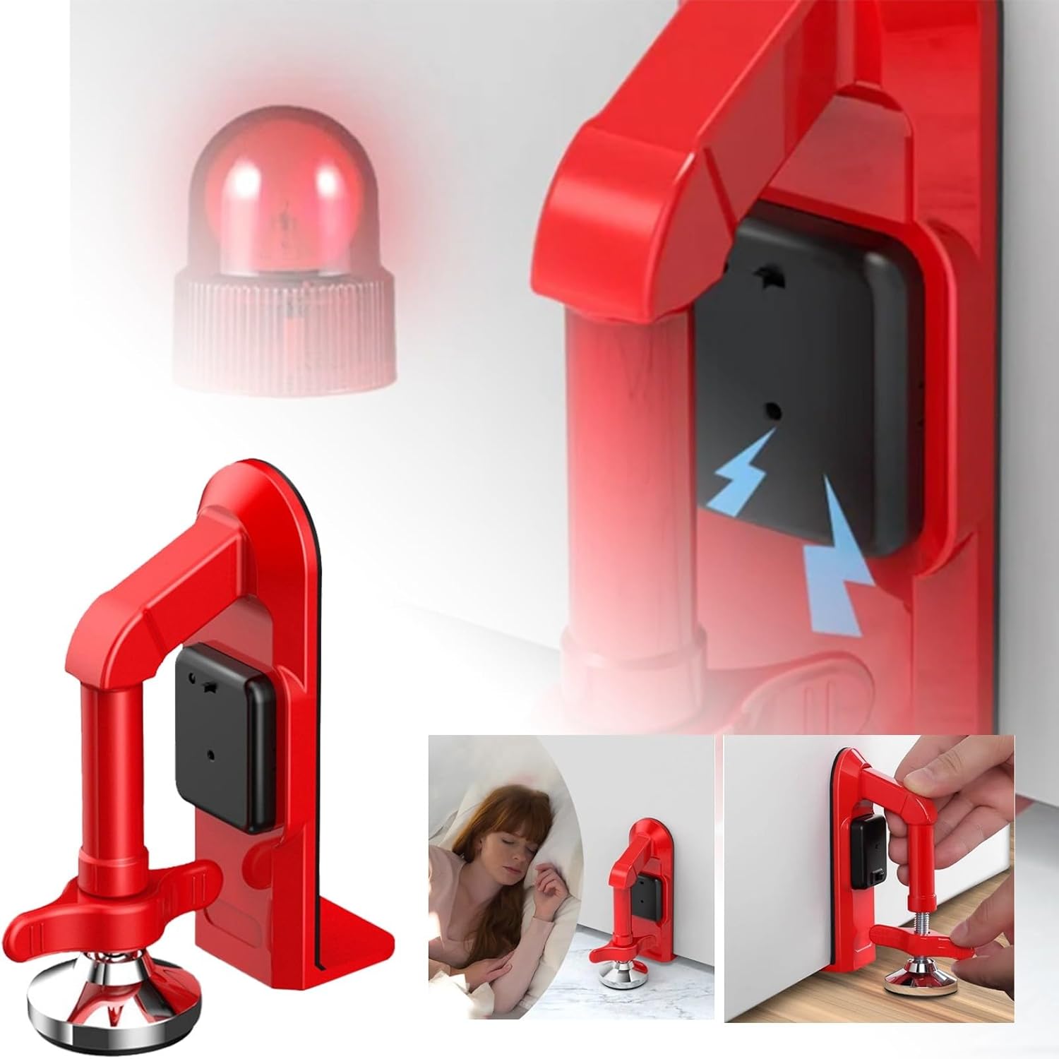 Door Stop Alarm - Fechadura de porta com alarme alimentado