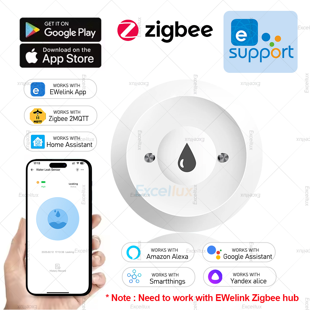 Water Alarm Sensor - Ewelink zigbee 3.0 sensor de água