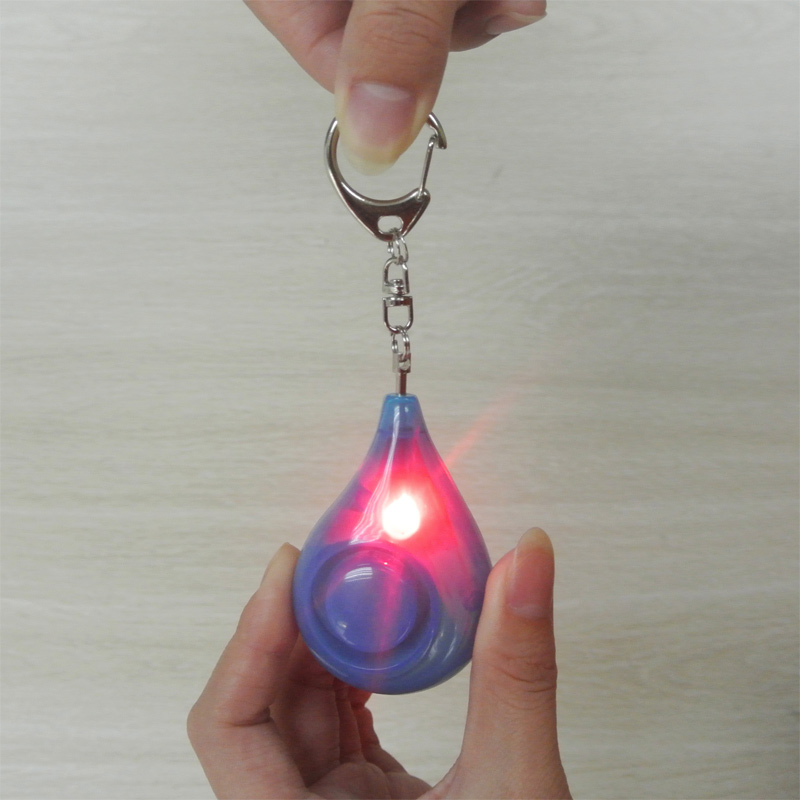 Personal Alarm Keychain - Dispositivo Anti-Roubo em Forma de Gota