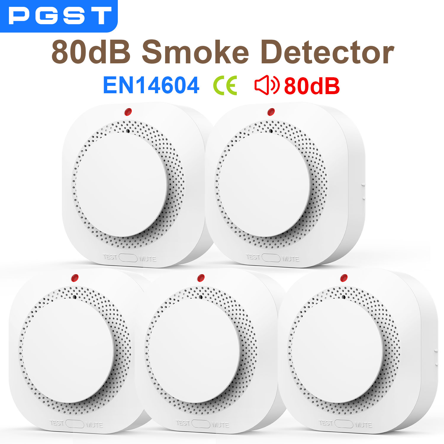 Smoke Detector Interconnected - Detector de sensor de fumaça independente,