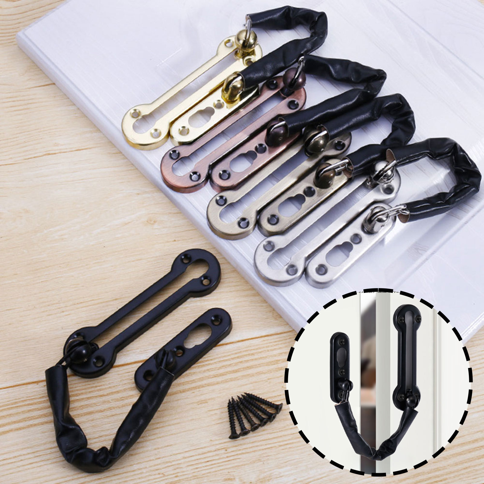 Security Chain Door - Trava de Segurança Antifurto para Porta