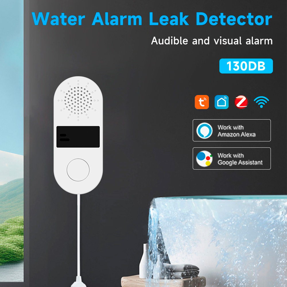 Water Alarm Sensor - Tuya WiFi Detector De Vazamento De