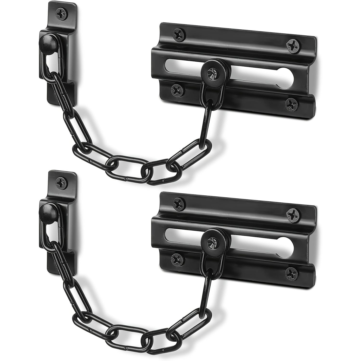 Security Chain Door - Kit com 2 Correntes de Segurança