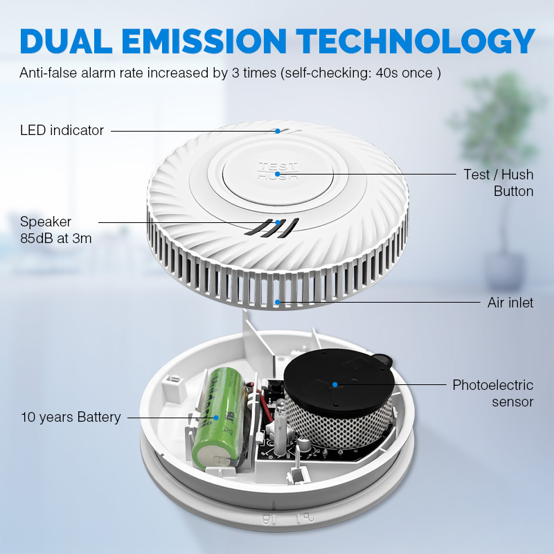 Smoke Detector Interconnected - Detector de Fumaça de Cigarro Inteligente