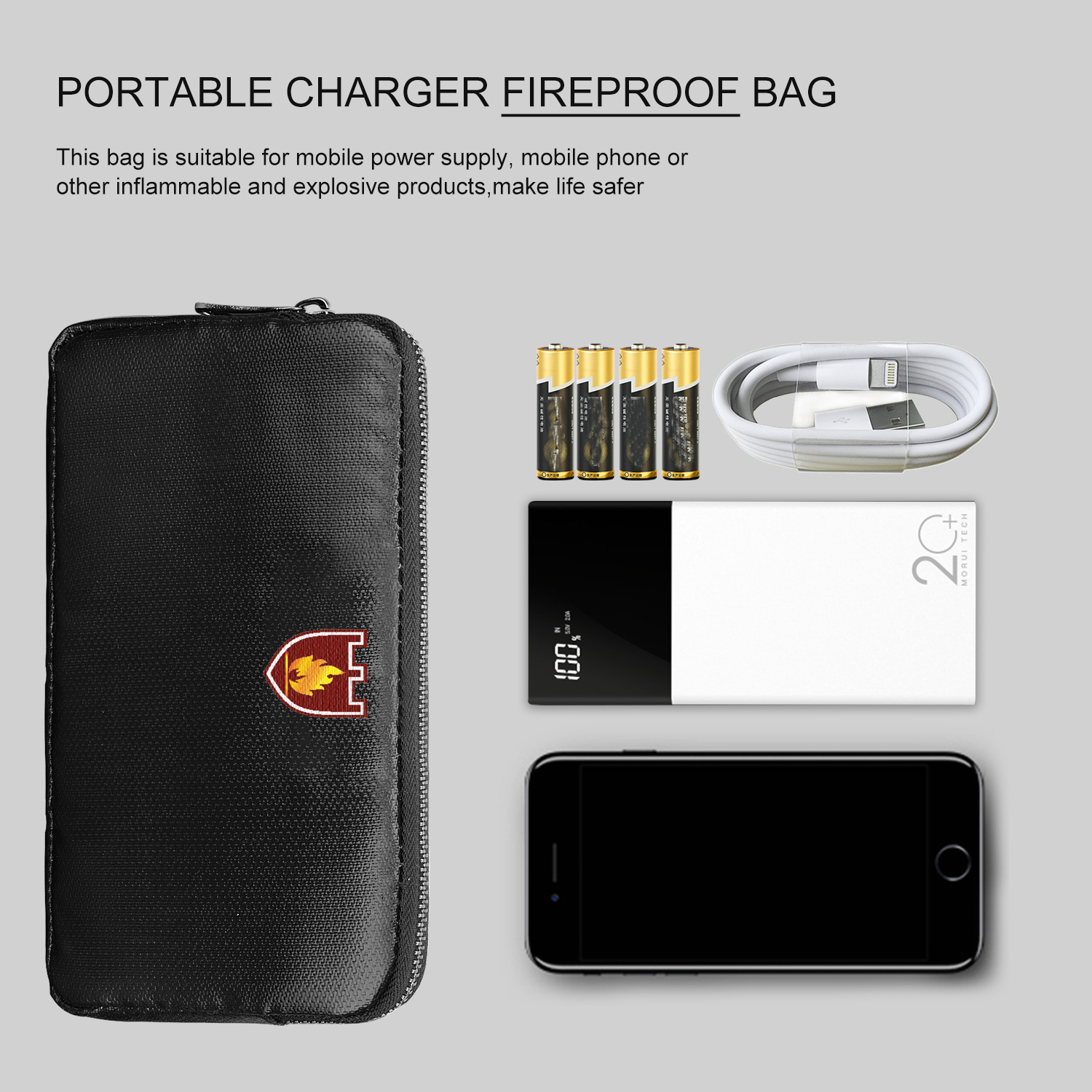 Fire Safe Document - Bolsa à Prova de Fogo para