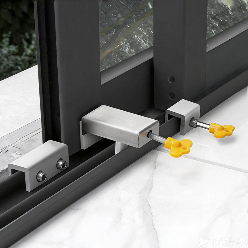 Window Lock Bar - Trava de Segurança Ajustável para Janelas,