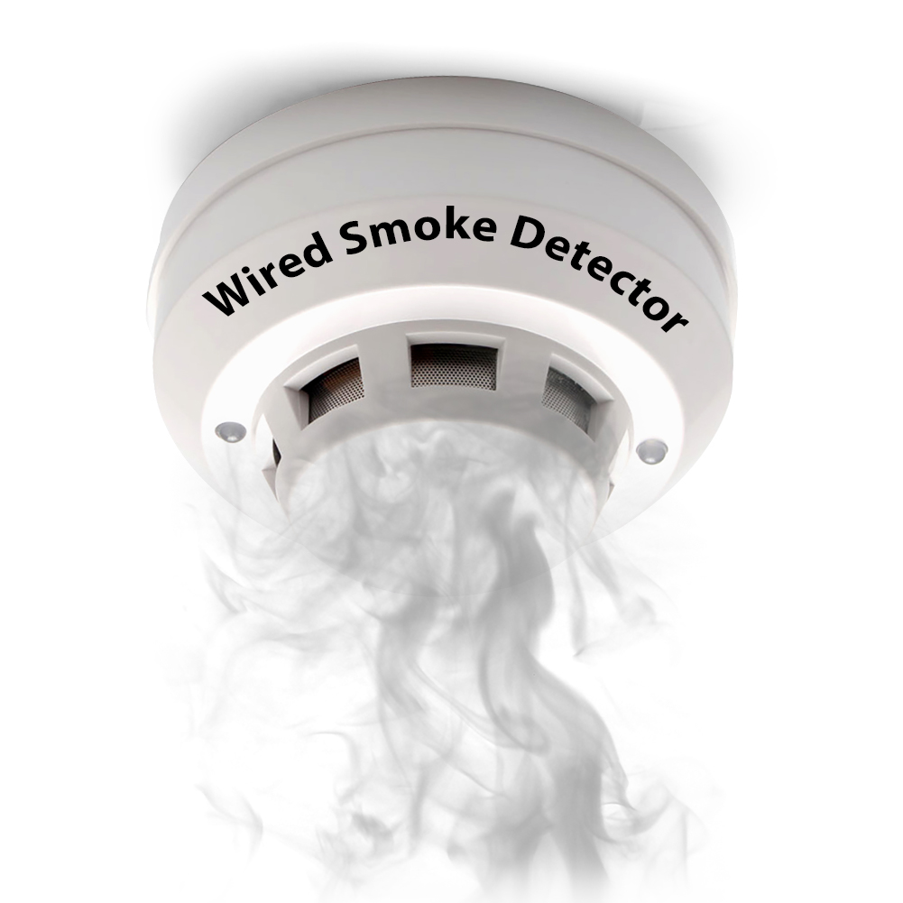 Smoke Detector Interconnected - 12v tensão com fio fumaça vazamento