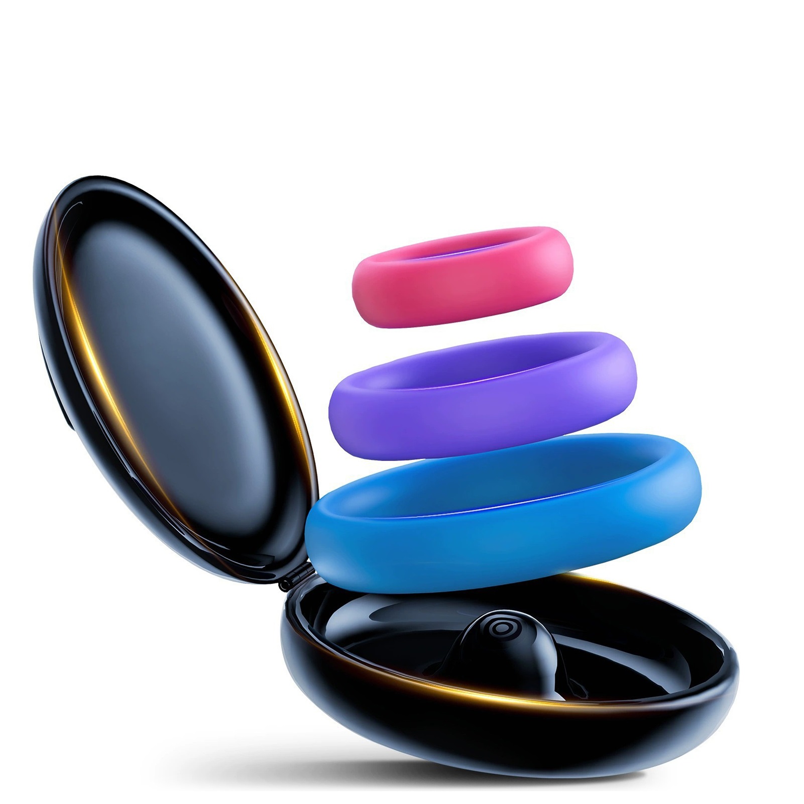 Medicine Cabinet Lock - Anel peniano de silicone com caixa