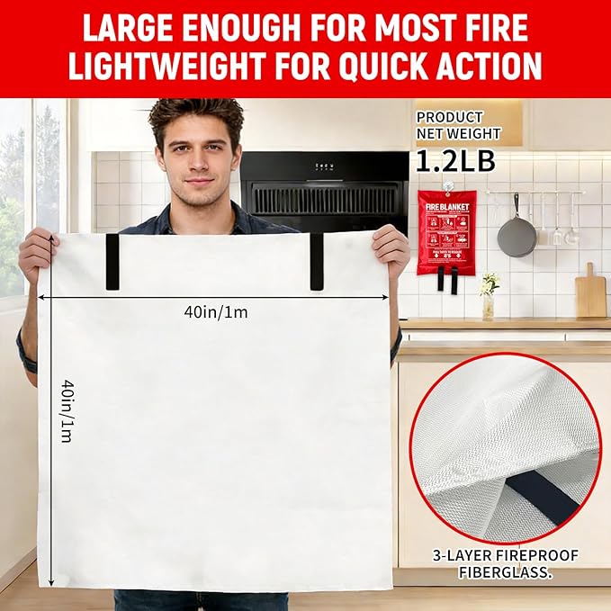 Manta de Emergência Contra Inc - Fire Blanket Kitchen avaliação e preço