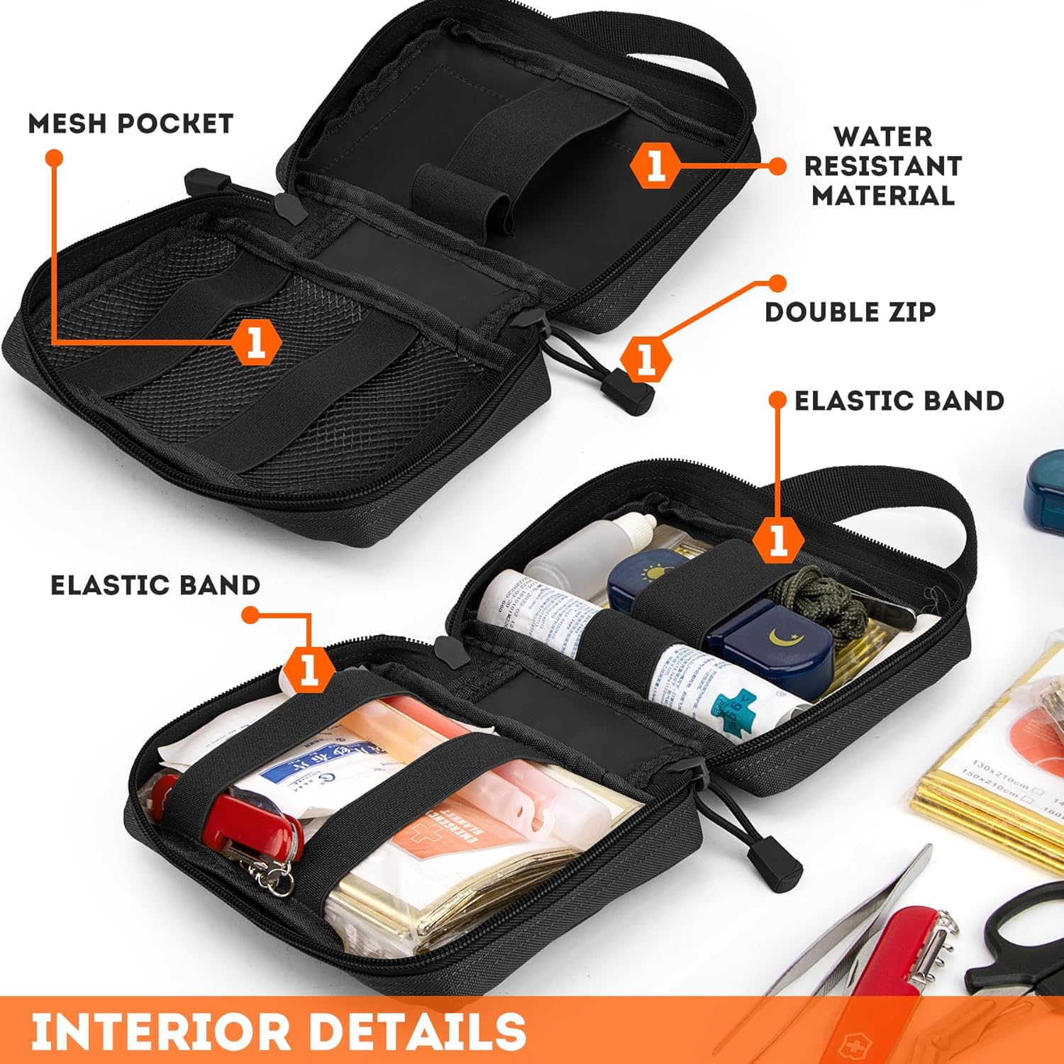Bolsa tática emt, atualização  - First Aid Bag Kit avaliação e preço