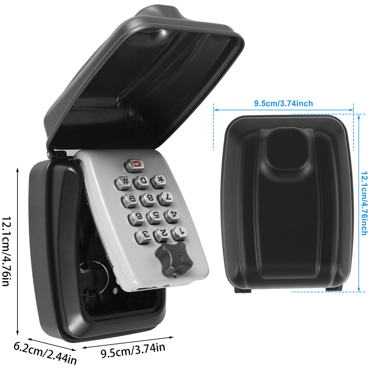 Wall-Mounted Key Lock Box, Sec - Lockbox Key Secure avaliação e preço