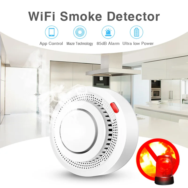 Sensor de Fumaça Inteligente T - Smoke Detector Interconnected avaliação e preço