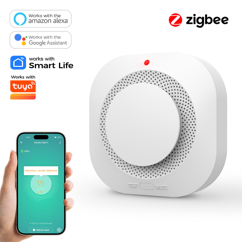 Detector de Fumaça ZIGBEE para - Smoke Detector Interconnected avaliação e preço
