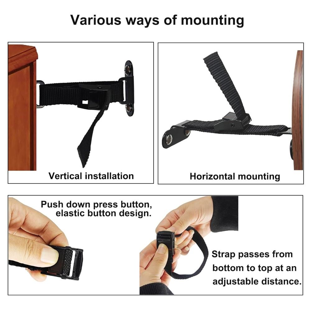 Kit de Segurança Universal par - Earthquake Anchor Strap avaliação e preço
