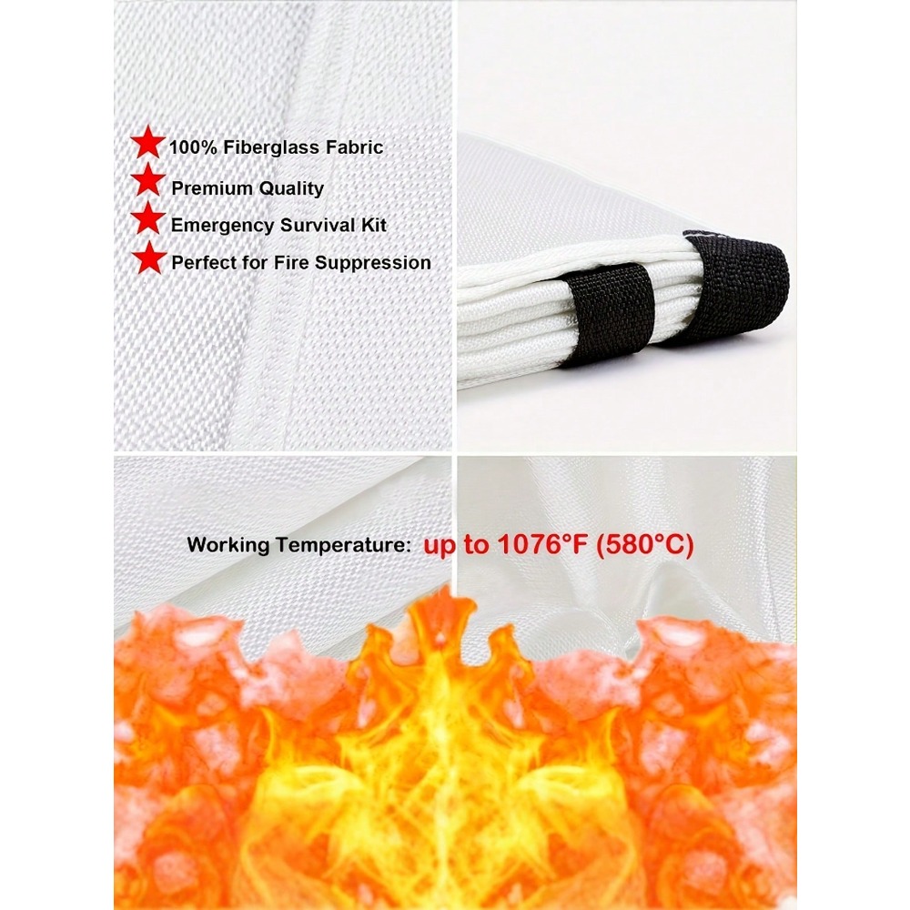 Cobertor de fogo 39,37 x 39,37 - Fire Blanket Kitchen avaliação e preço