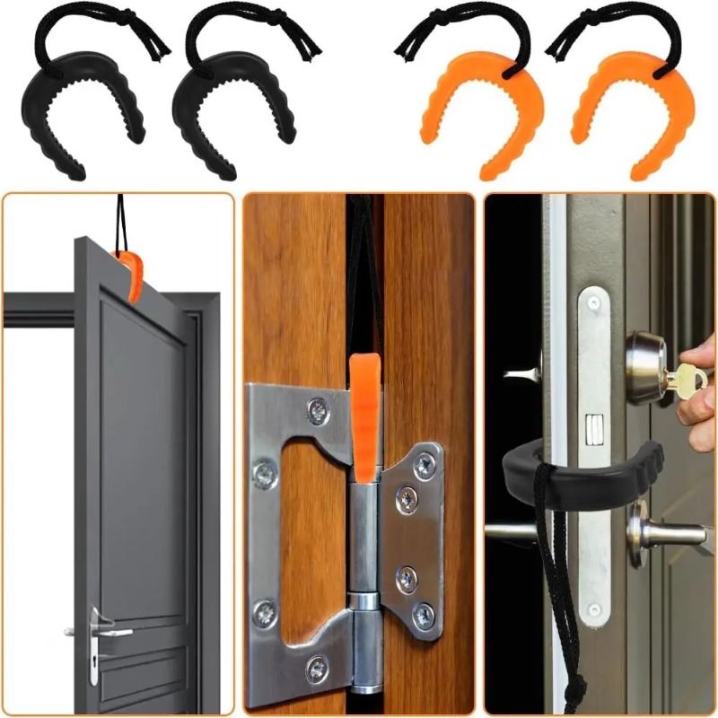 Fácil de usar porta de borrach - Door Stop Alarm avaliação e preço