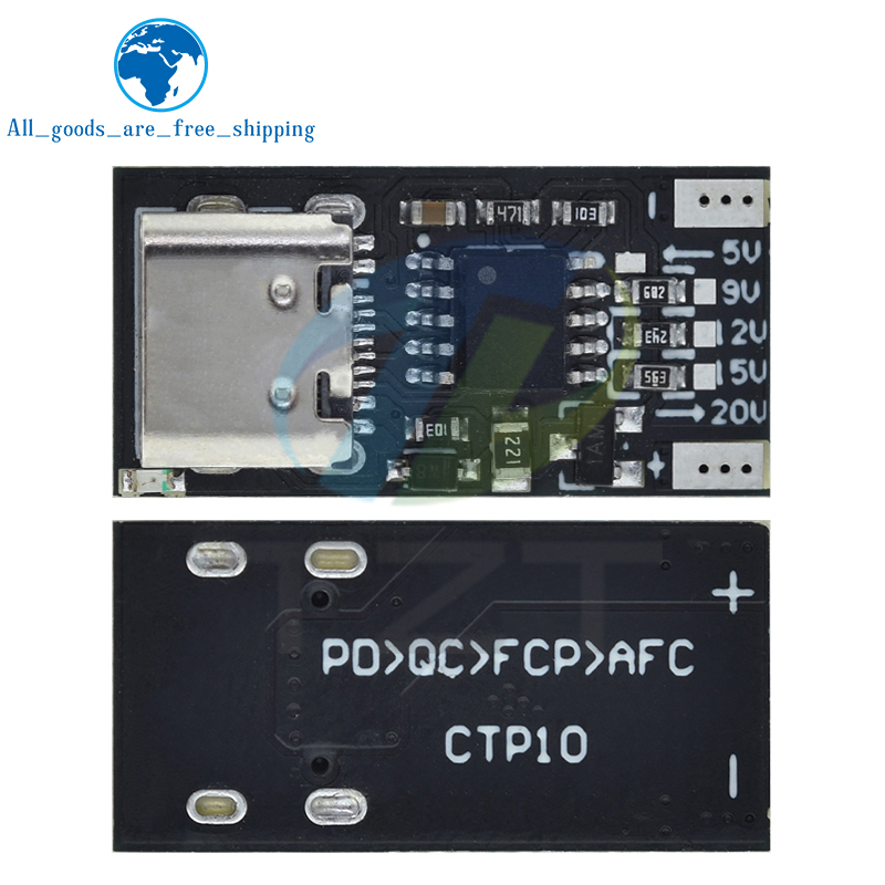 Tzt tipo-c pd2.0 pd3.0 9v 12v  - Co Detector Plug avaliação e preço