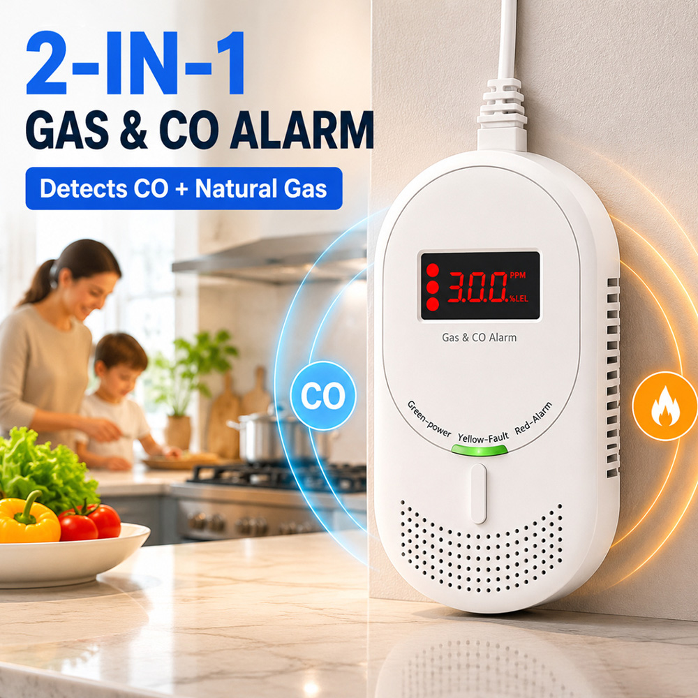 Detector de Gás e Monóxido de  - Co Detector Plug avaliação e preço