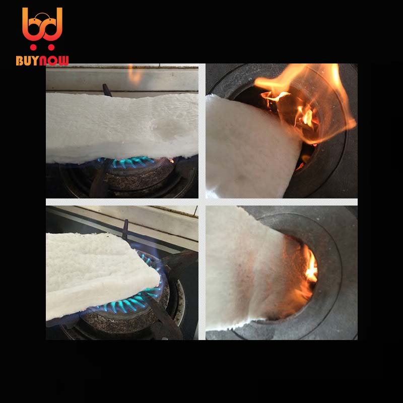 NOVO 1650 ℃   Cobertor de fibr - Fire Blanket Kitchen avaliação e preço