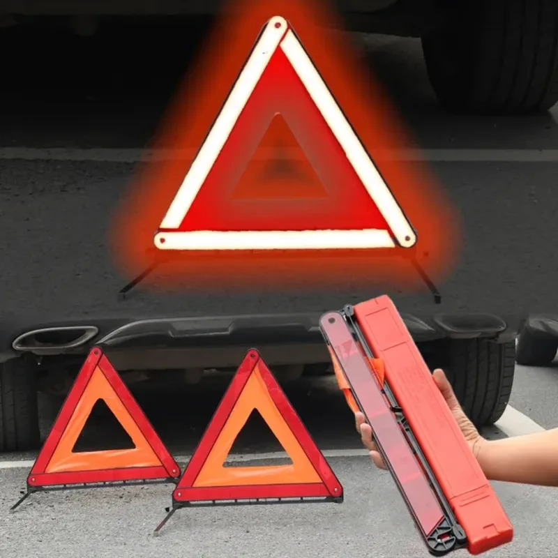 Tripé reflexivo vermelho trian - Emergency Exit Sign avaliação e preço