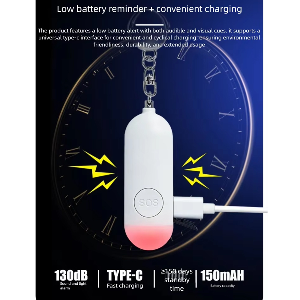 Alarme de Defesa Pessoal com L - Personal Alarm Keychain avaliação e preço
