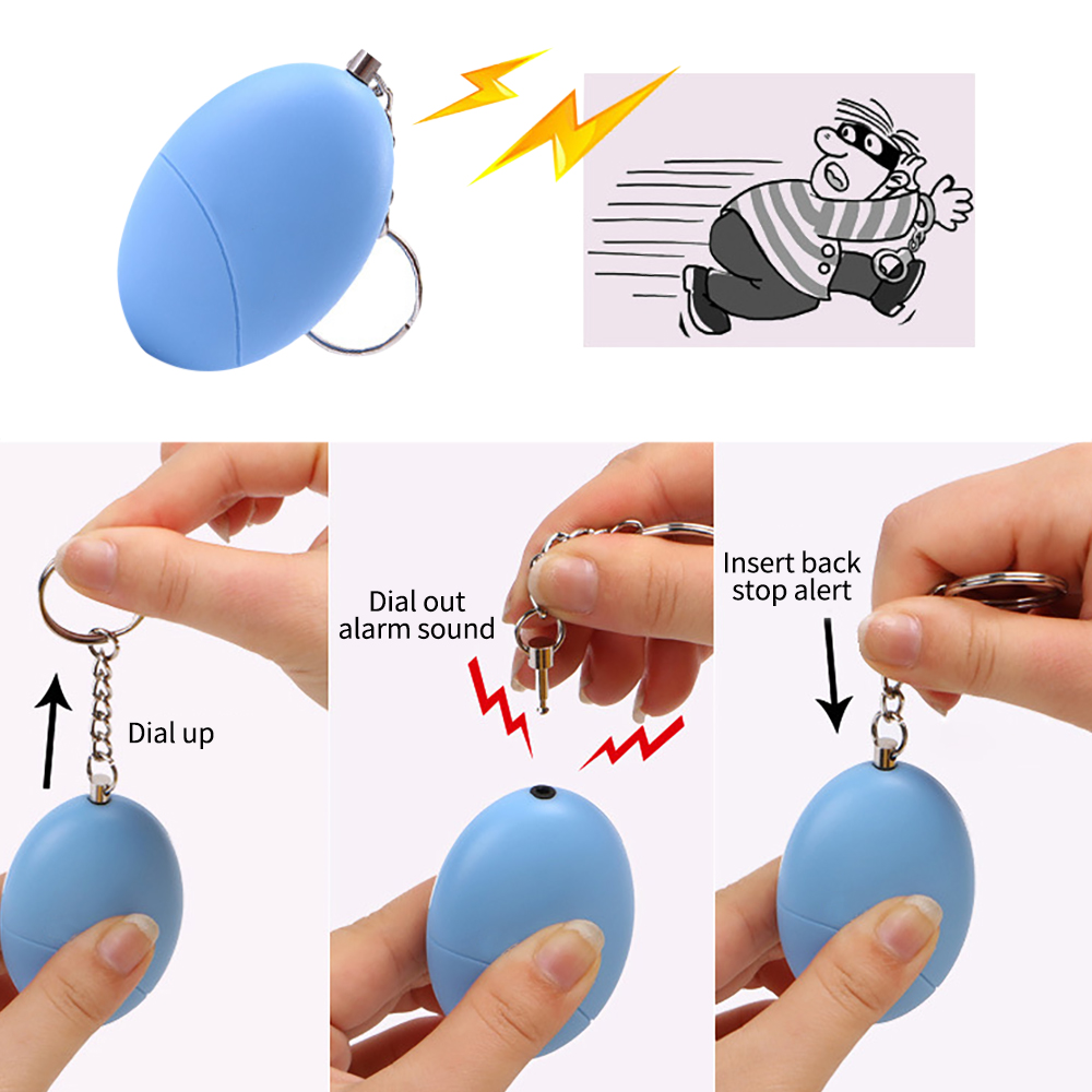 1 pçs alarme de autodefesa 100 - Personal Alarm Keychain avaliação e preço