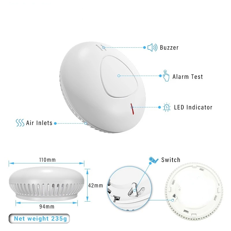 Sistema de alarme de segurança - Smoke Detector Interconnected avaliação e preço