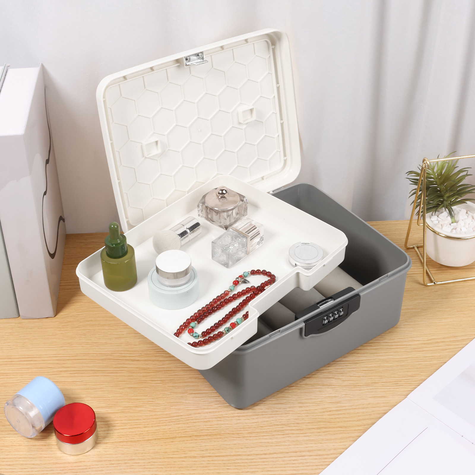 Bloqueio de senha digital cofr - Medicine Cabinet Lock avaliação e preço