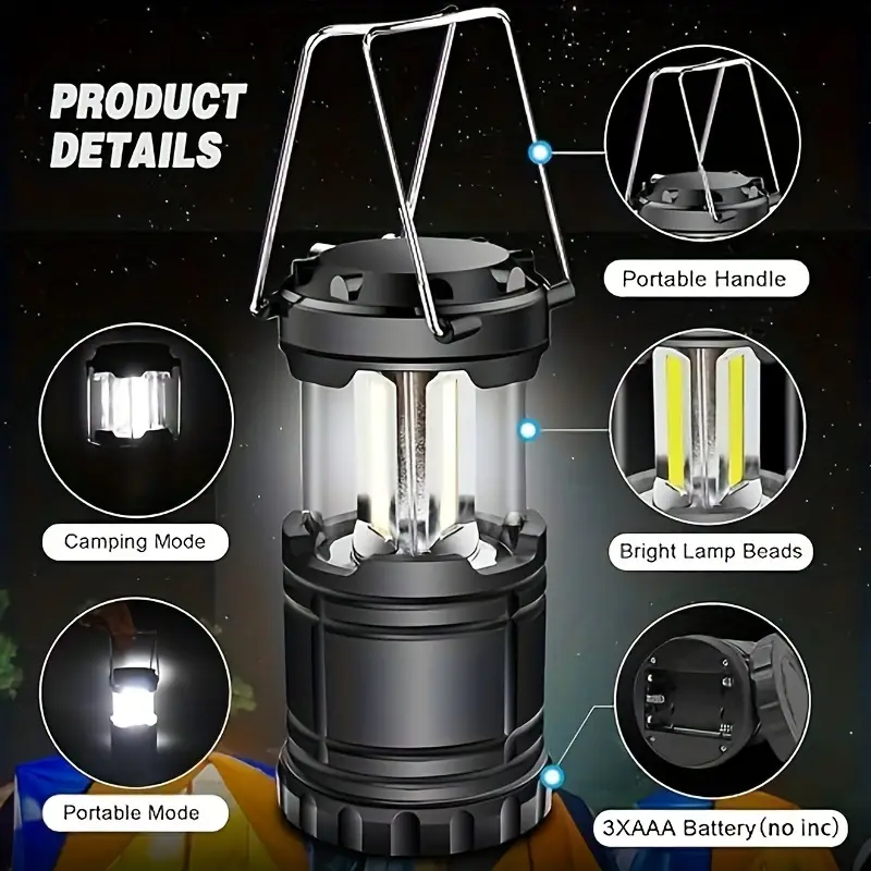 Lanterna de acampamento led po - Power Outage Light avaliação e preço