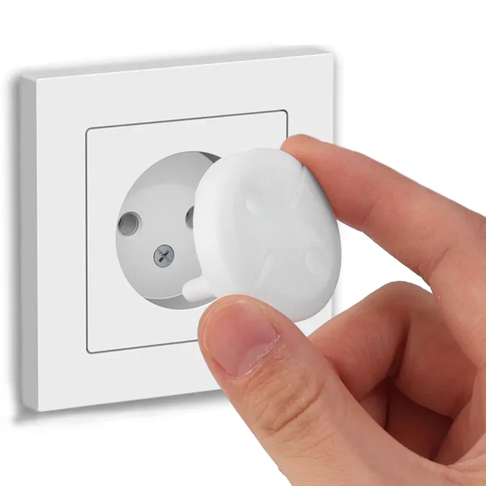 Branco tomada de segurança elé - Outlet Cover Baby avaliação e preço