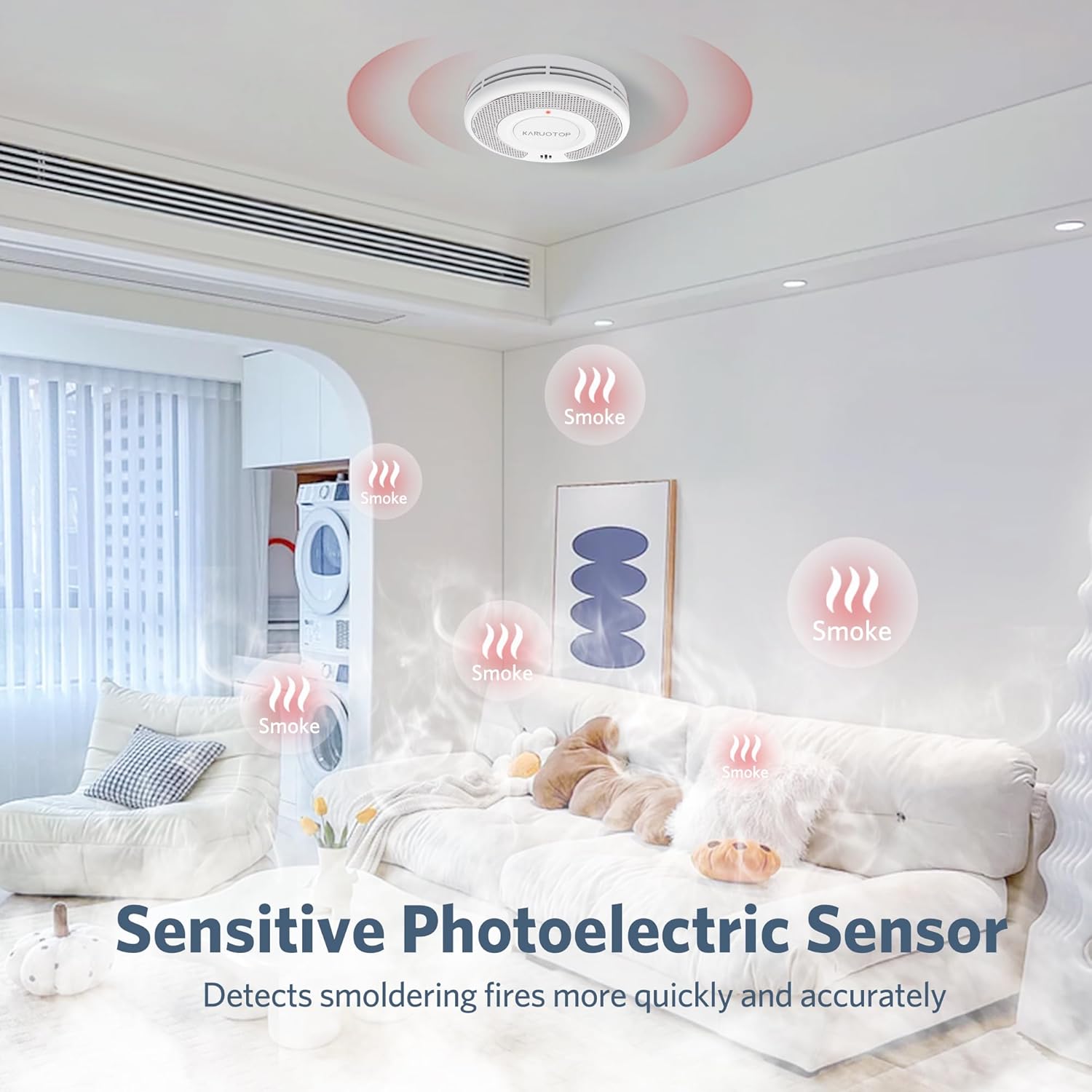 Alarme de fumaça interconectad - Smoke Detector Interconnected avaliação e preço