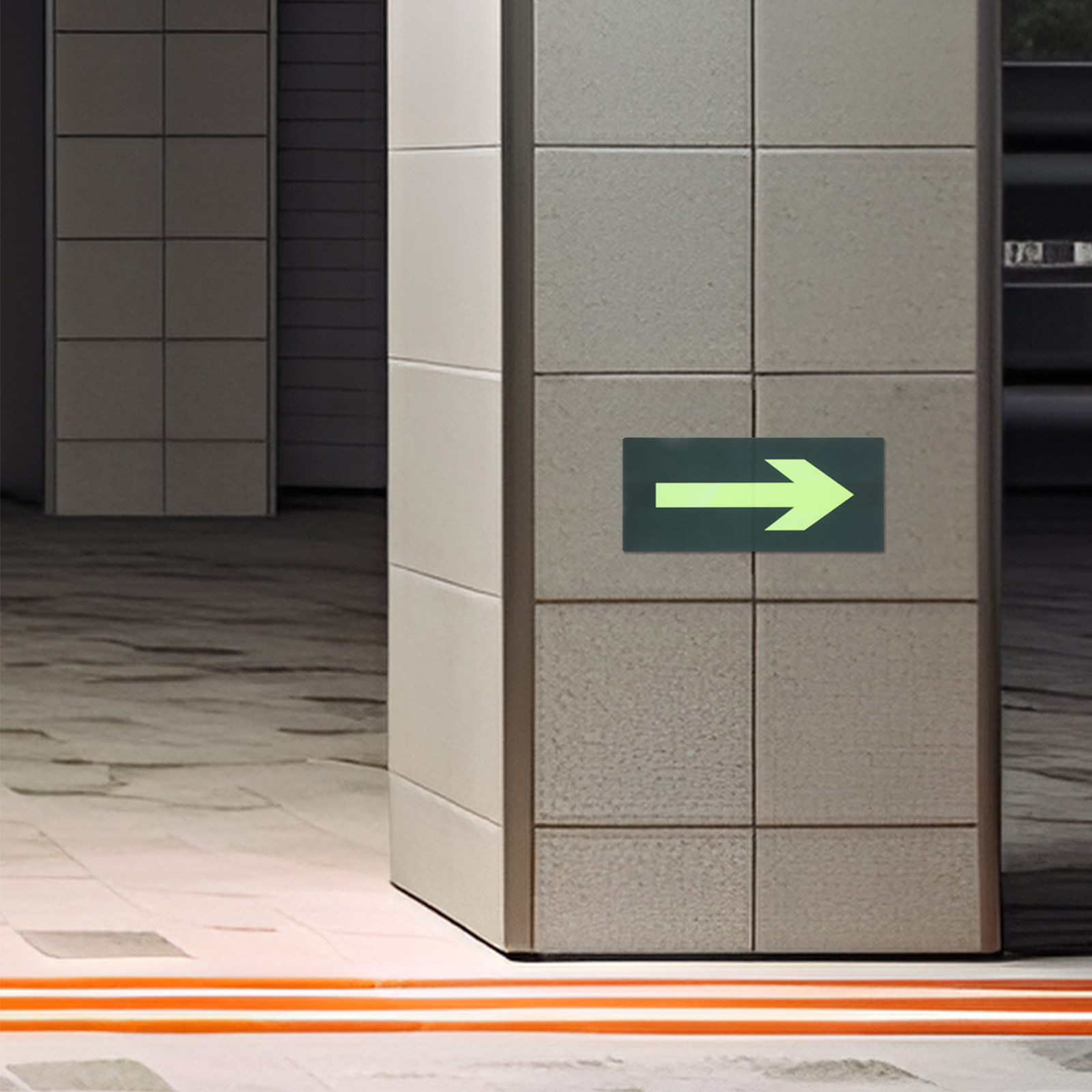 8 Adesivos Fotoluminescentes I - Emergency Exit Sign avaliação e preço