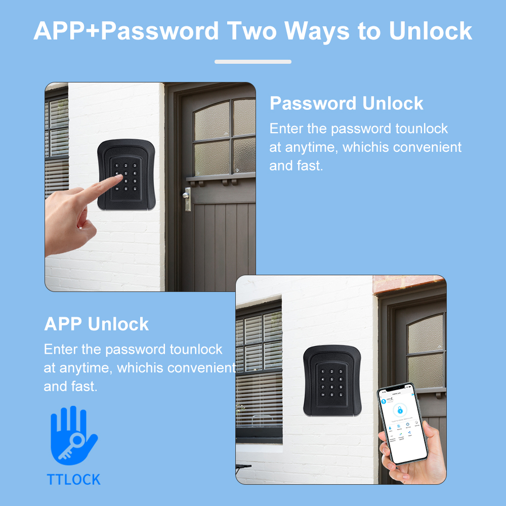 Ttlock caixa de chave sem fio  - Lockbox Key Secure avaliação e preço