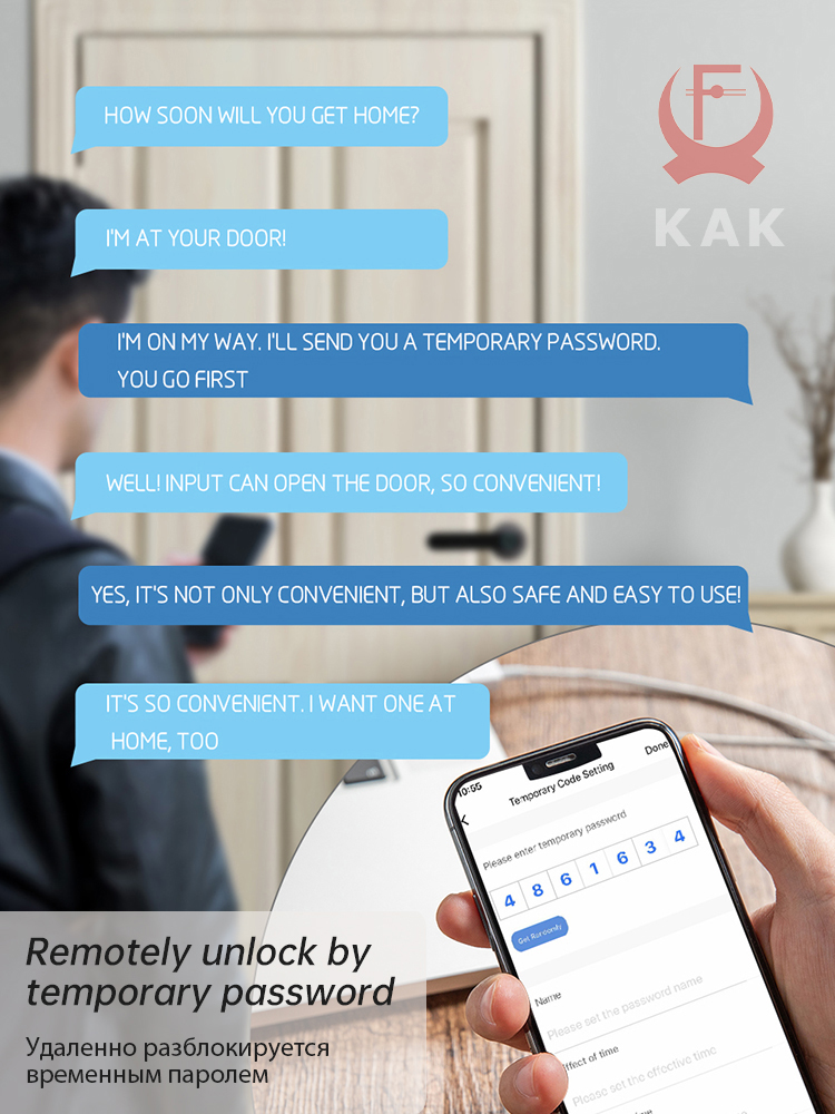 Kak fechadura inteligente com  - Security Chain Door avaliação e preço