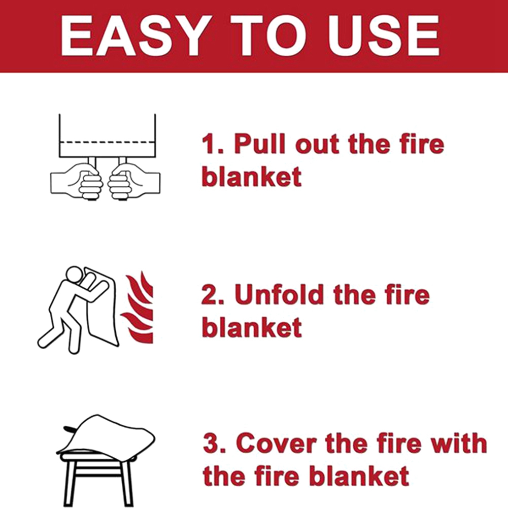 Cobertor de fogo de emergência - Fire Blanket Kitchen avaliação e preço
