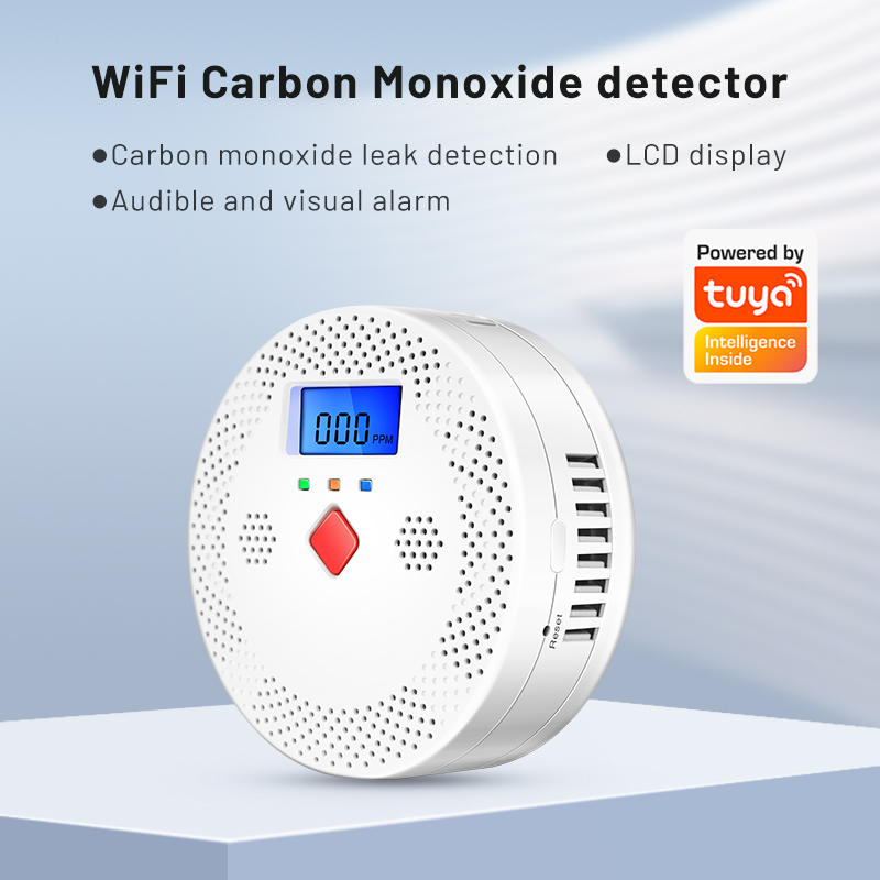 Tuya WiFi Inteligente Monóxido - Co Detector Plug avaliação e preço
