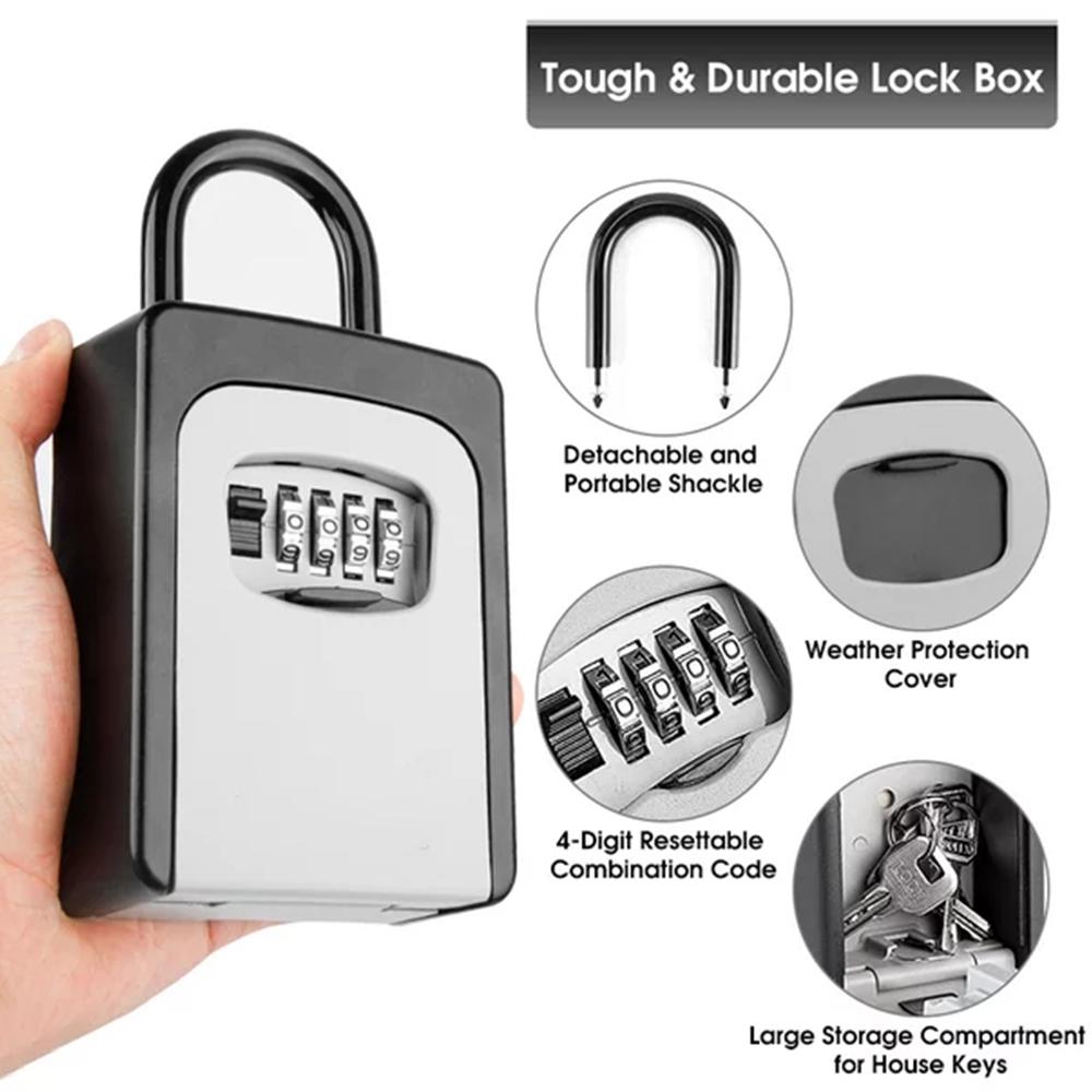Wall-Mounted Key Storage Box P - Lockbox Key Secure avaliação e preço