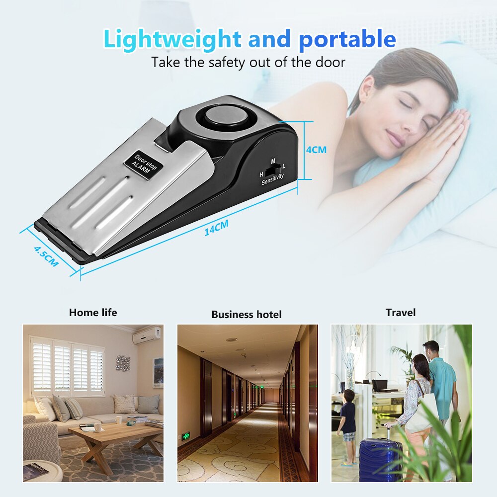 Sistema de Alarme Sem Fio para - Door Stop Alarm avaliação e preço