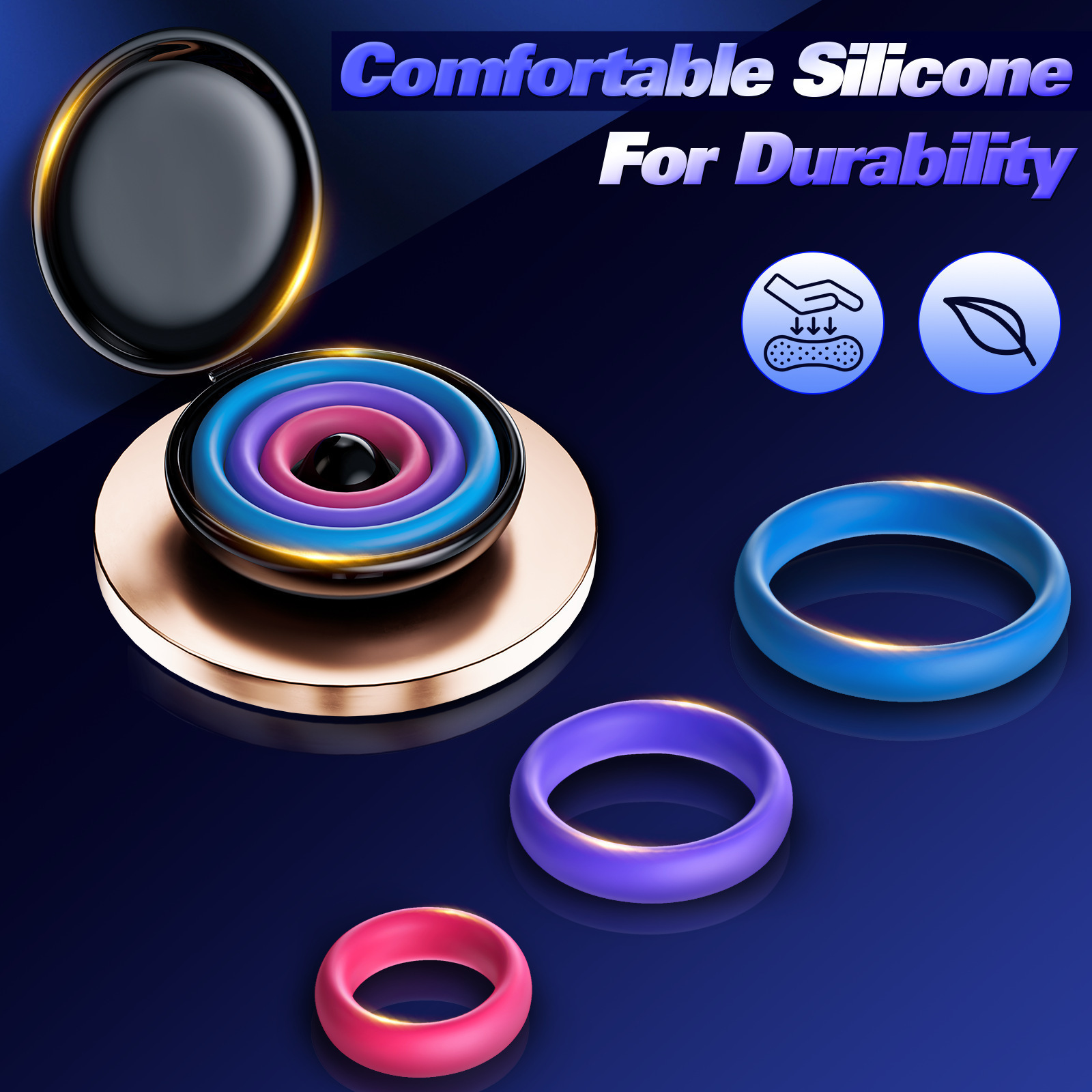 Anel peniano de silicone com c - Medicine Cabinet Lock avaliação e preço